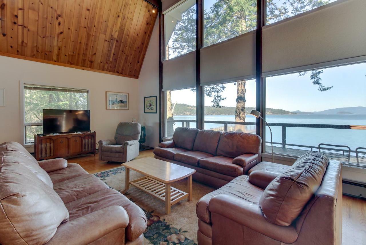 Lopez Island Hunter Bay Waterfront Home 외부 사진